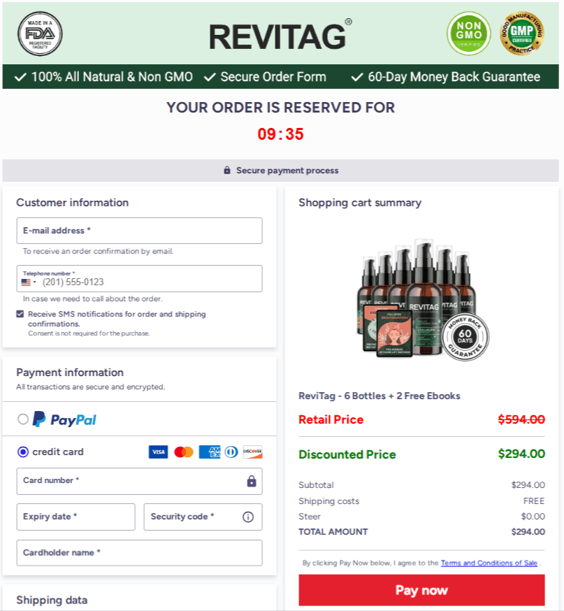 ReviTag Checkout